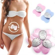 Brand New Mini Butterfly Design Body Muscle Massager Electronic Slimming Massager For Fitness 4 LED Lights Display @ME88