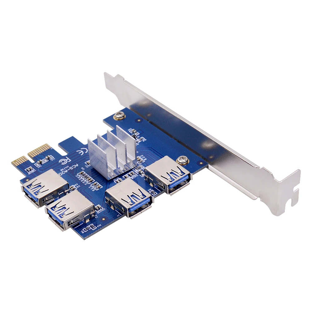 CHIPAL PCI E 1X до 4 USB 3 0 карта расширения PCIE 16X адаптер Express порт множитель концентратор