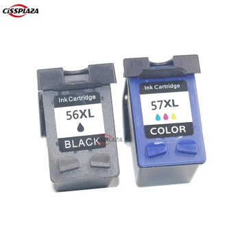 

CISSPLAZA compatible for hp56 57 compatible ink cartridge for C6656A C6657A HP Deskjet 5150 5650 9670 9680 Photosmart 7150 7260