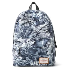 2016 Vintage Graffiti Impresión Mochila Mochila Diseñador de la Marca Para Adolescentes Boy Girl Mochilas Mochila Niñas de La Escuela Secundaria