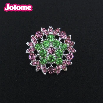 

100pcs a lot Round Rhinestones Diamond Buttons Decorative Beads DIY Craft Embellishment for Headbands Hair Bows