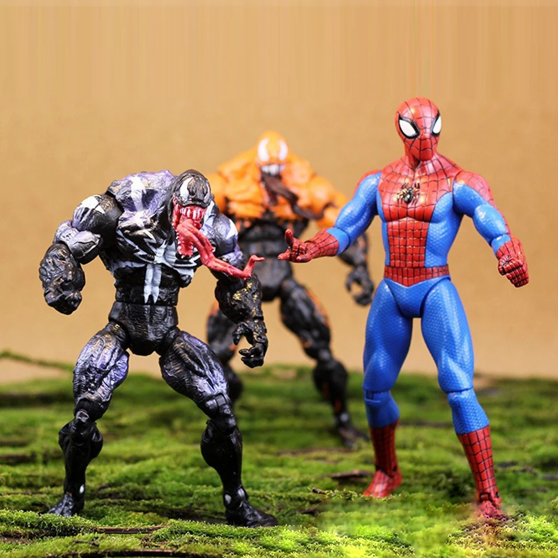 

20cm Marvel Toys Venom Action Figures Amazing Spider Man Spider-Man Series Superhero Collectible Model Doll Toys Children Gifts