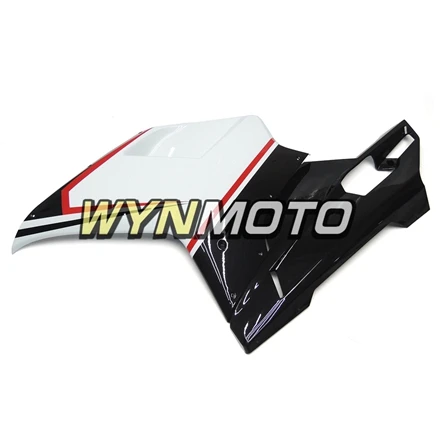 Полный Мотоцикл Белый Черный Красный полоса для Ducati 1098 848 1198 2007-2012 АБС-пластик обтекатели комплект ковбочки