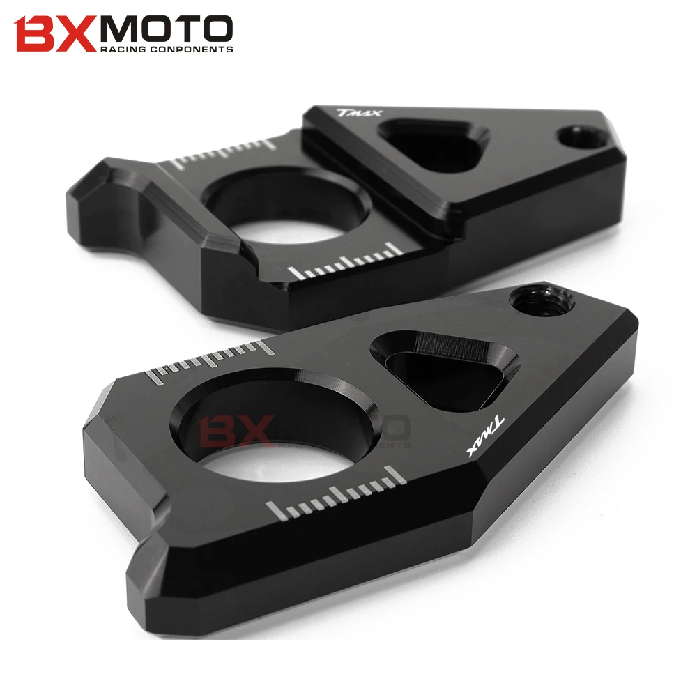 Новый мотоцикл CNC задняя ось шпинделя цепь регулировщик блоков подходит для Yamaha