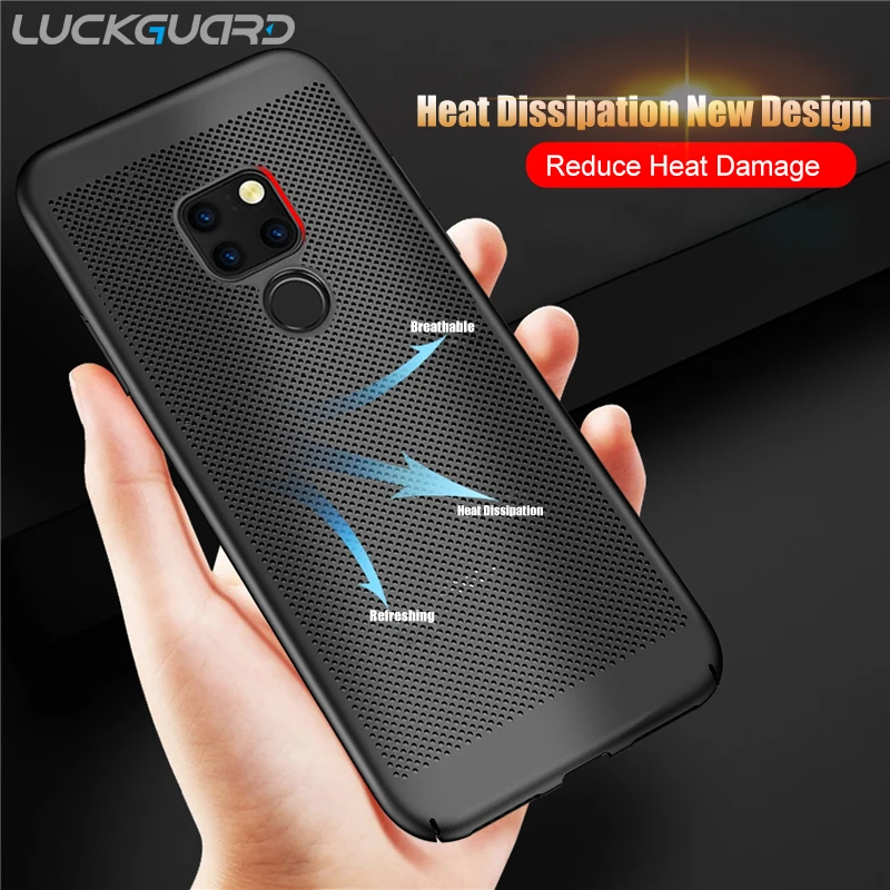 For Huawei Mate 9 10 20 Pro Case Luxury Heat Dissipation Hard Back Cover Honor 8 V9 V10 Lite Slim Funda | Мобильные телефоны и