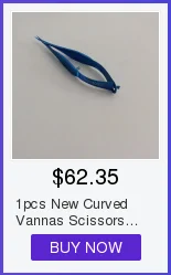 140mm com Pinças Oftálmicas da Cirurgia dos Círculos de 0.5mm Pinça Oftálmica Titanium Scissor 25 oftálmicas da cirurgia dos círculos de 0.5mm