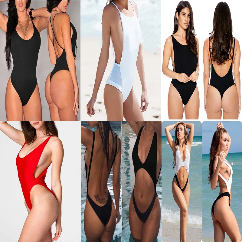 maillot de bain une piece string femme