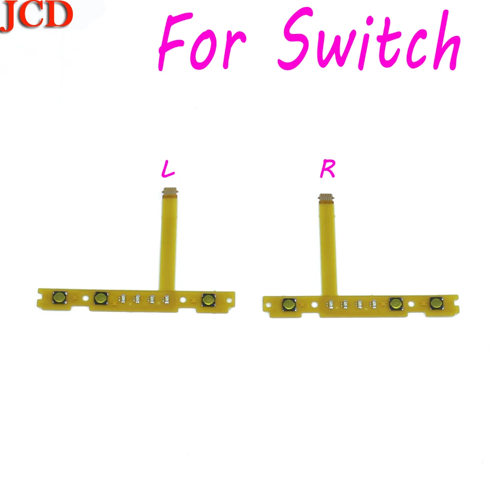 

JCD 10Pcs NEW left right Button Key Flex Cable Replacement part SL SR Button Flex Cable for Nintendo NS Switch Joy-Con