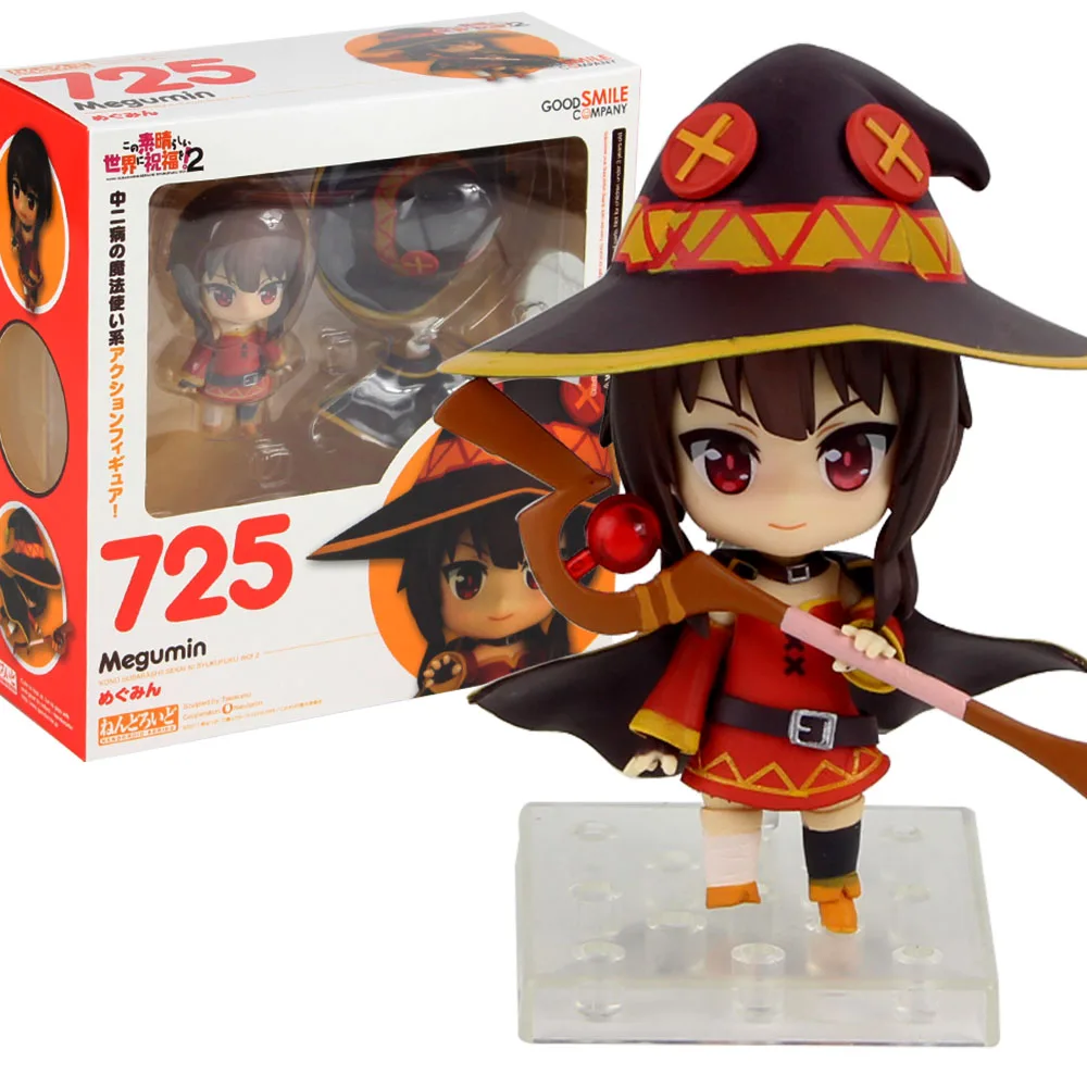 

Comic Anime KonoSuba God's Blessing on This Wonderful World 2 Megumin Nendoroid 725 # Action Figure Toys