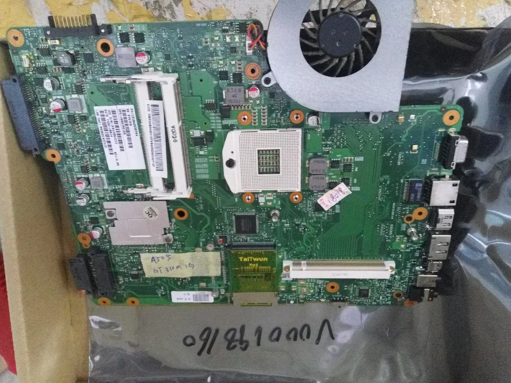 V000198160 A500 A505 A550 HM55 подключение с материнской платой полный тест lap подключения