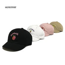 Ананас вышивка хлопковая бейсболка шапка в стиле хиппи фрукта ананаса Папа Шапка в стиле хип-хоп бейсболка из хлопка Unisexe шапки