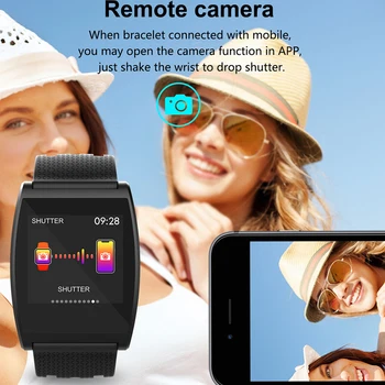 

New Smart Bracelet Blood Pressure Watch IP67 Waterproof Fitness Tracker Watch Heart Rate Monitor Pedometer Smart Band Women Men