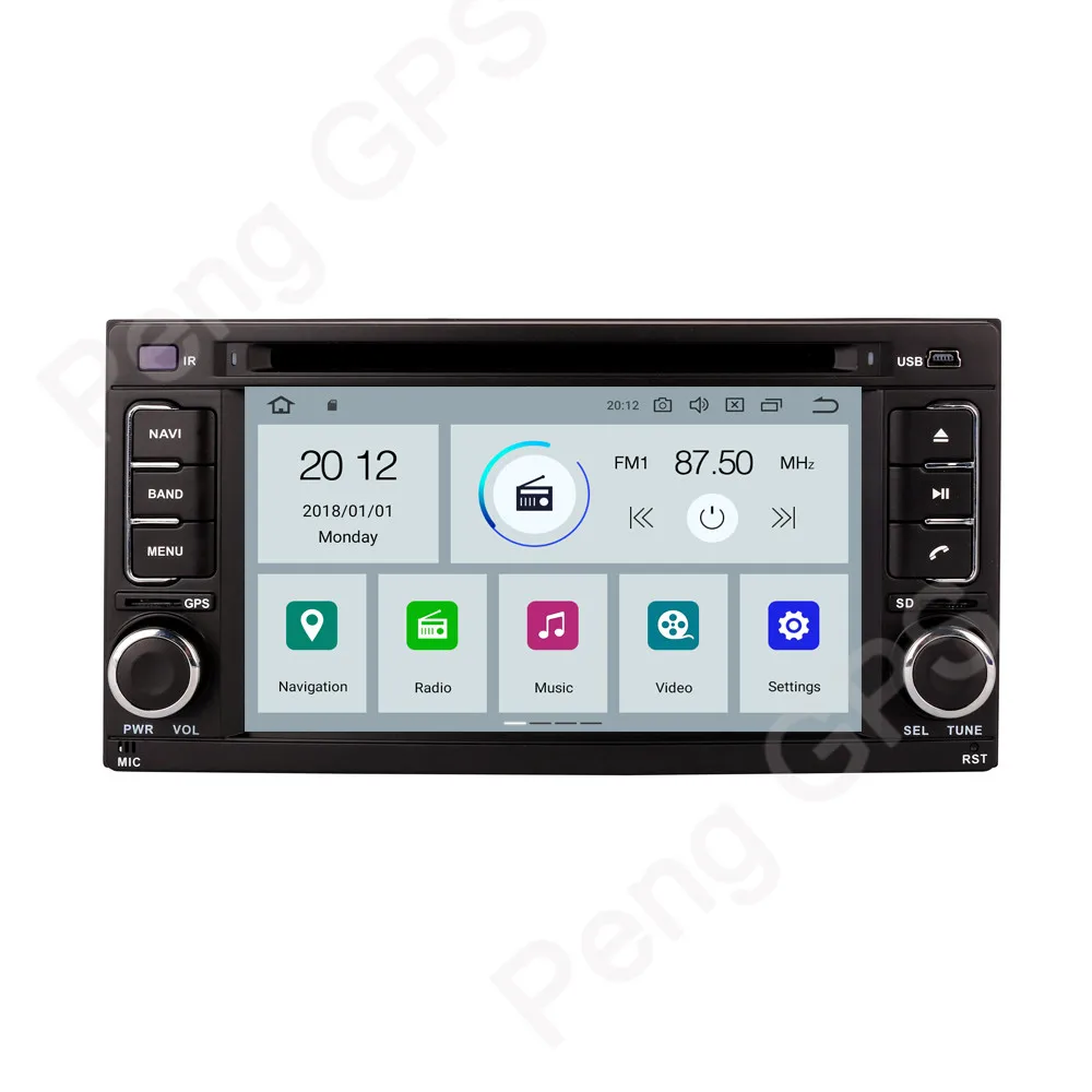 Octa Core 2 Din стерео Android 9,0 автомобиля радио для Subaru Forester Impreza 2008-2013 gps навигации CD DVD плеер FM 1080 P блок