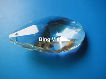 

High quality of 38*25mm Crystal for chandelier of crystal lighting , Top hole crystal jewelry