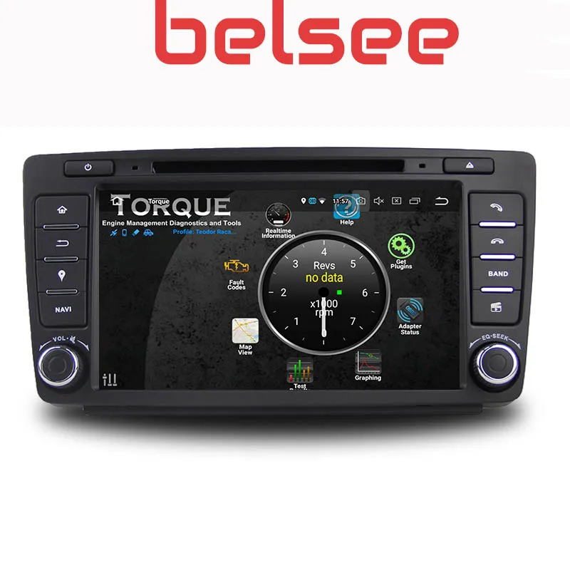 Belsee для Skoda Octavia 2007 2008 2009 2011 2012 Android 9,0 головное устройство DVD плеер gps навигация Авторадио сенсорный экран радио