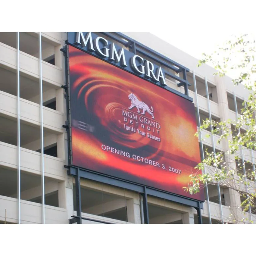 

P8 Outdoor HD video wall full colour LED display screen, P8 LED Module Simple cabinet 768mm*768mm, outdoor large screen