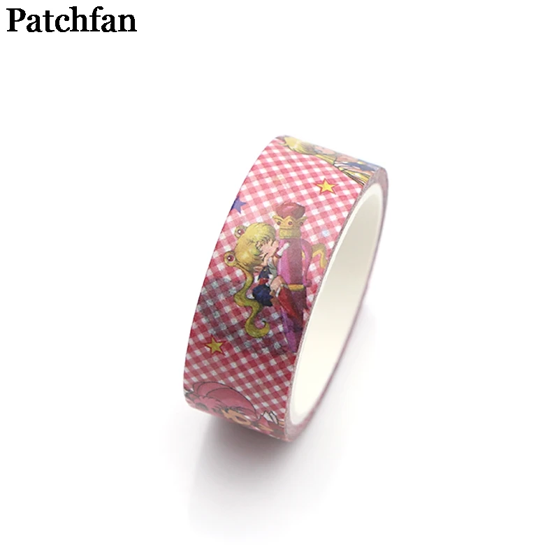 Patchfan с рисунком из аниме Сейлор Мун лента Washi Бумага DIY планировщик клейкой ленты