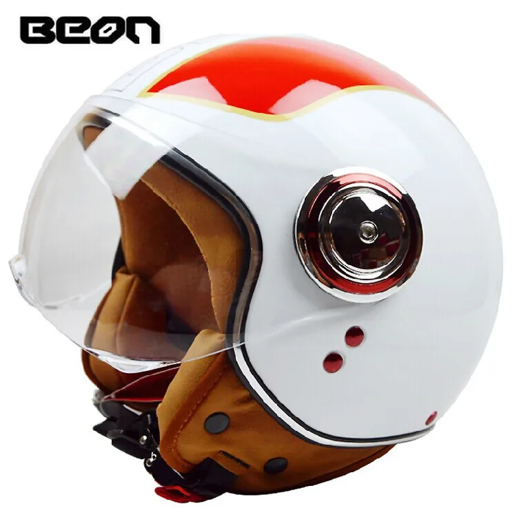 

High quality Beon Motorcycle helmet,vintage scooter open face helmet,Fashion motociclistas capacete ECE Approved moto casco