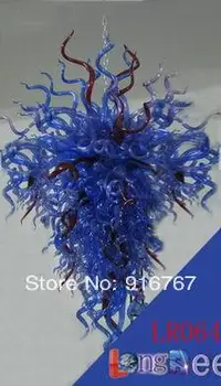 

LR064-Free Shipping Hotel Hall Blown Glass Pendant Lighting