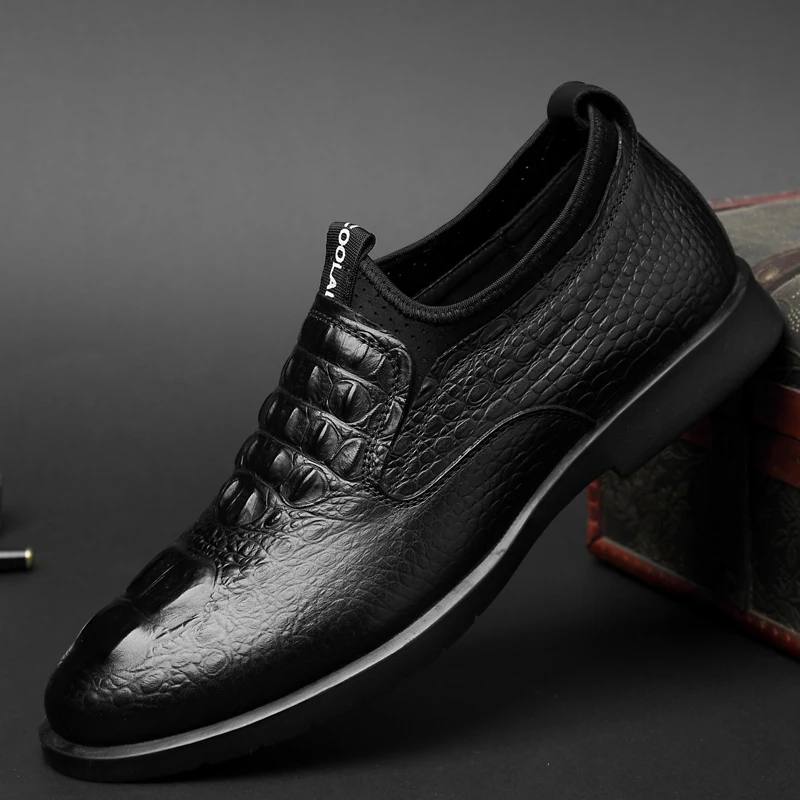 

Men Genuine Leather Loafers shoes outdoor fashion Soft Shoes Man Casual Slip-on Man Loafers Men Genuine Leather Shoes p4