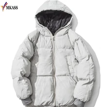 Новинка, мужская зимняя куртка, большие размеры, S-4XL, Новое поступление, повседневная, широкая, свободная, хлопок, с капюшоном, парка, Casaco Masculino