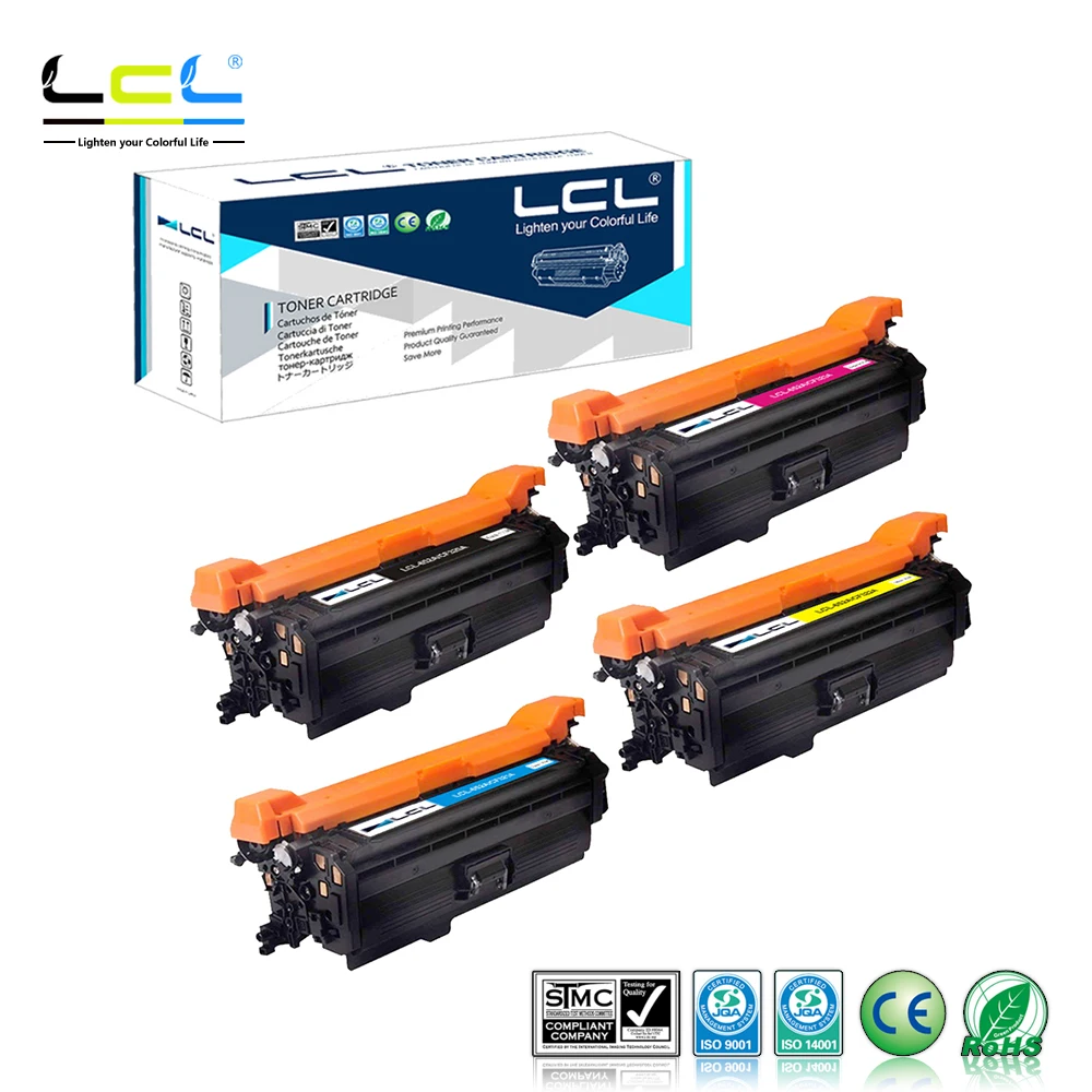 LCL 652A CF320A (1-Pack K C Y M ) Toner Cartridge Compatible for HP Color LaserJet Enterprise M680 | Компьютеры и офис