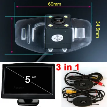 

for Honda Accord Pilot Civic Odyssey CRV Spirior Fit City Acura TL TSX Car Rear View Parking Reverse Back up off Camera Monitors