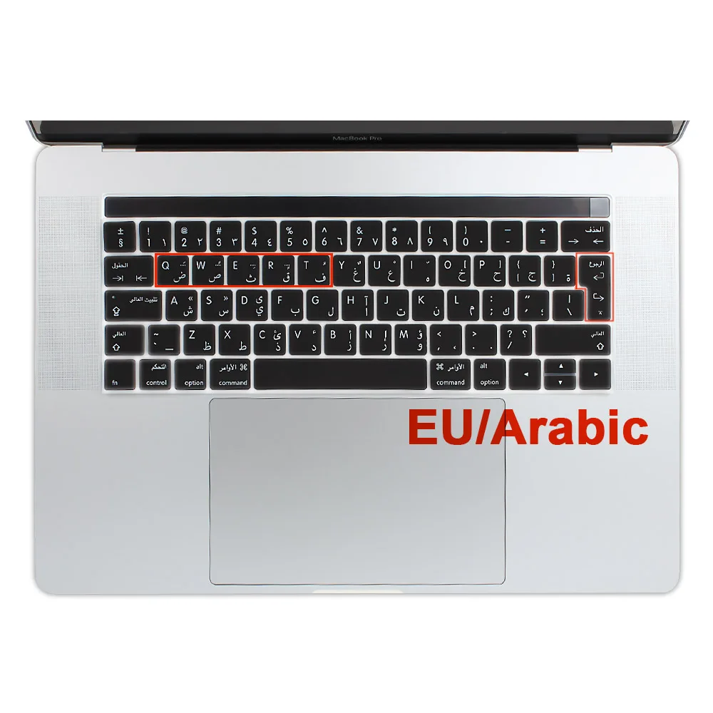 Чехол для клавиатуры из силикона для MacBook Pro 13 15 / Touch Bar A1706 A1707 A1989 A1990