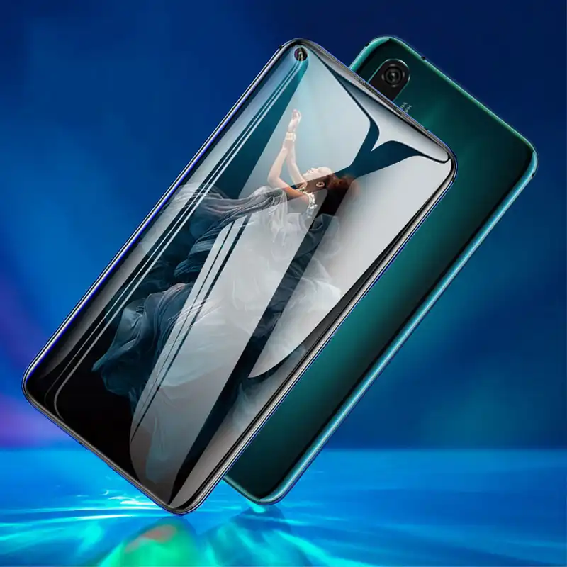 4 Pack Screen Protector for Honor 20 Lite NBKASE 3D Full Coverage Clear Tempered Glass Screen Protector for Huawei Honor 20 Lite Scratch Resist