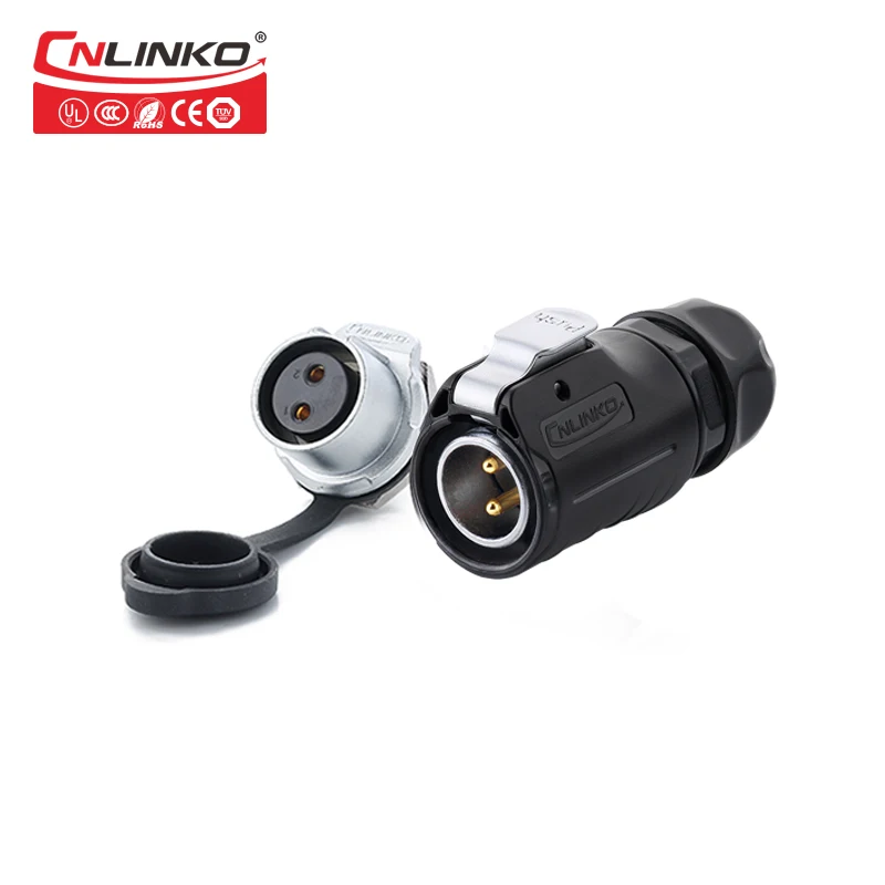 SD20 IP67 Waterproof Connector Plug – Industrial Panel Mount, 2-14 Pin Options