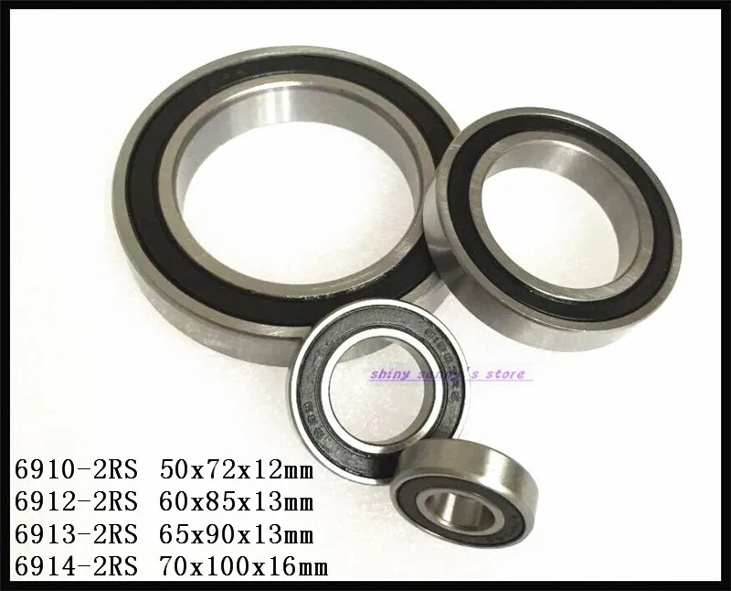 1-3 шт./лот 6910-2RS, 6912-2RS, 6913-2RS, 6914-2RS резиновая уплотнительная крышка глубокий шаровой подшипник