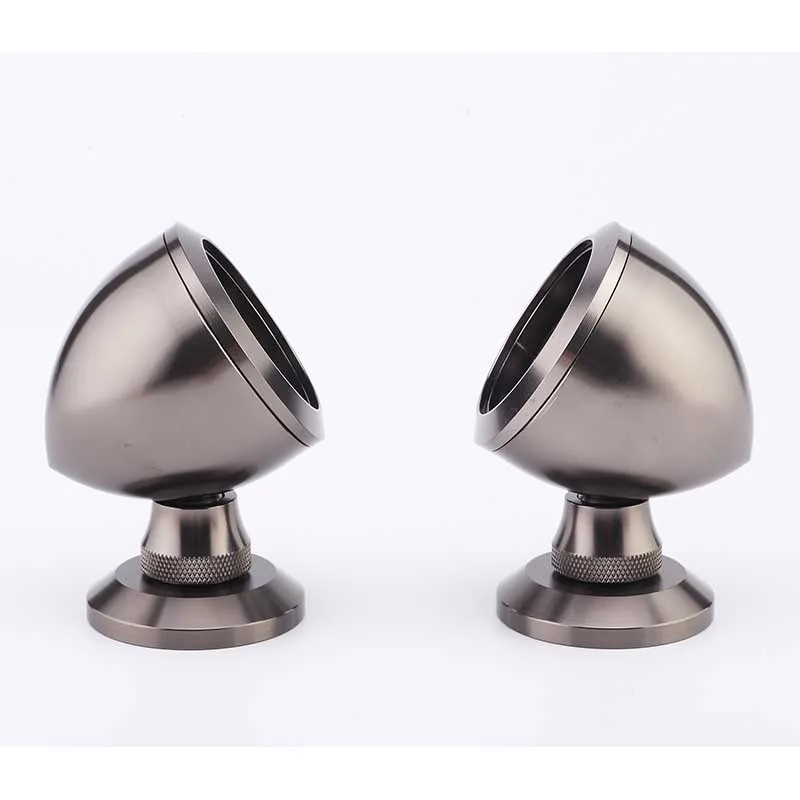 

Car Tweeter Aluminium Base Speaker Boxes ( One Pair ) Titanium High Quality 40.3-50mm