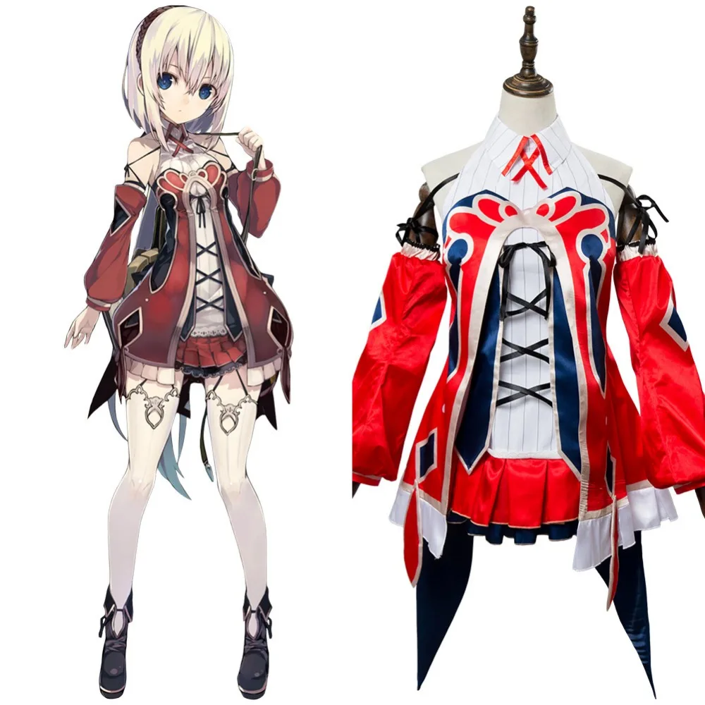 Grimms Notes Reina Cosplay Costume Adult Women Girl Full Set Halloween Carnival Outfit | Тематическая одежда и униформа
