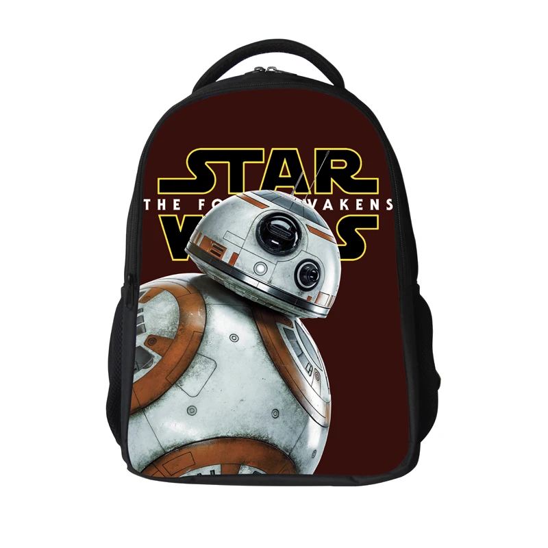 

16 Inch Popular School Bag BB8 Cartoon Backpacks Child Star Wars Backpack For Kids Boys Star Wars Bag For Girls Teenagers Bags
