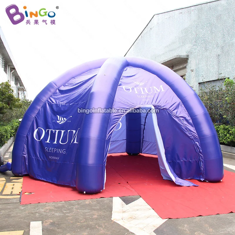  GREAT HANDMADE 6x6x3m inflatable purple spider tent customized gazebo for advertising sales booth o