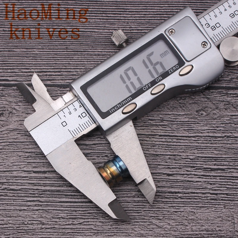 Карманный титана TC4 открытый инструмент фонарик ножи шнурки Новый DIY складной нож