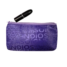 Women Portable Cute Multifunction Beauty Zipper Travel Cosmetic Bag Letter Makeup Bags PouchToiletry Organizer Holder Beautician