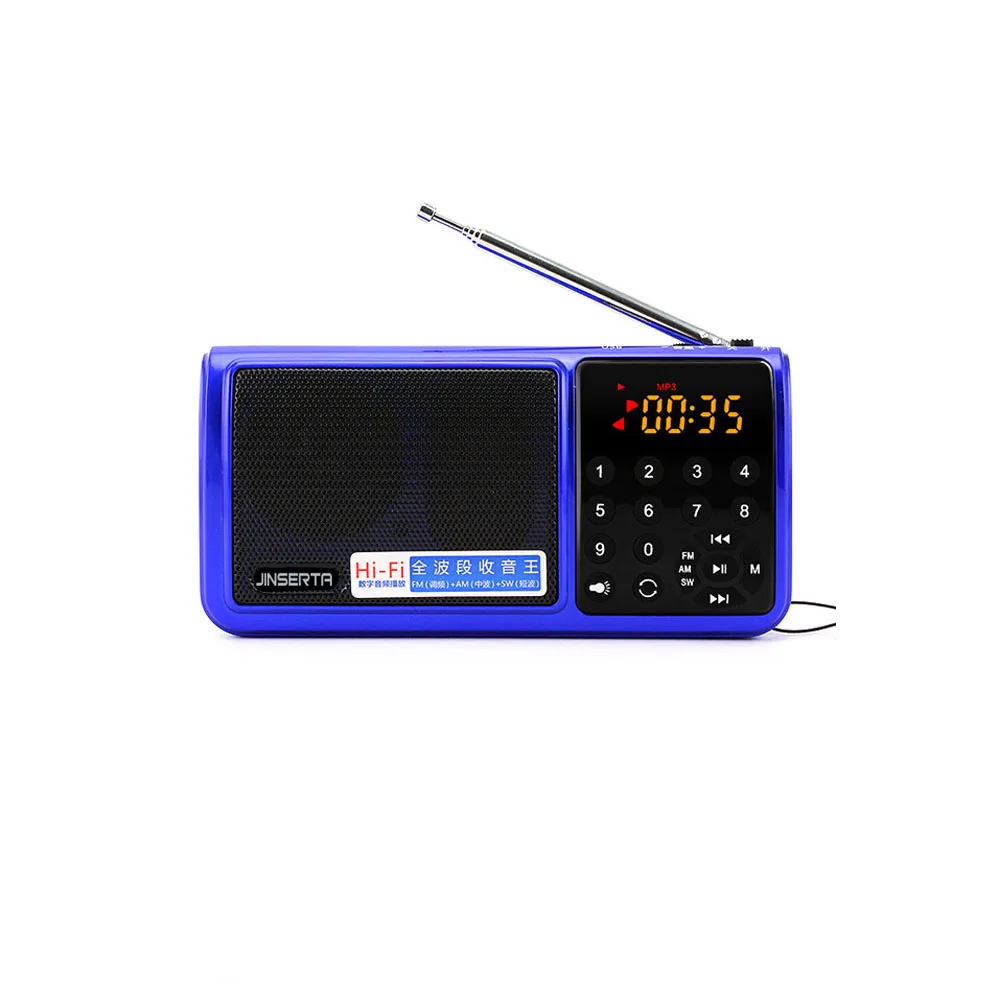 E3320-Mini FM AM SW Radio-blue