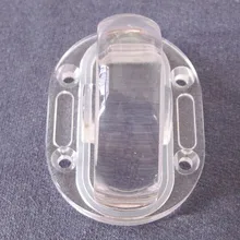 ELAH-55.1 Высококачественная светодиодная линза, линза для оконной лампы, Размер линзы: 55,1X40X31,12 мм+ водонепроницаемое кольцо, степень: 5X180, чистая поверхность