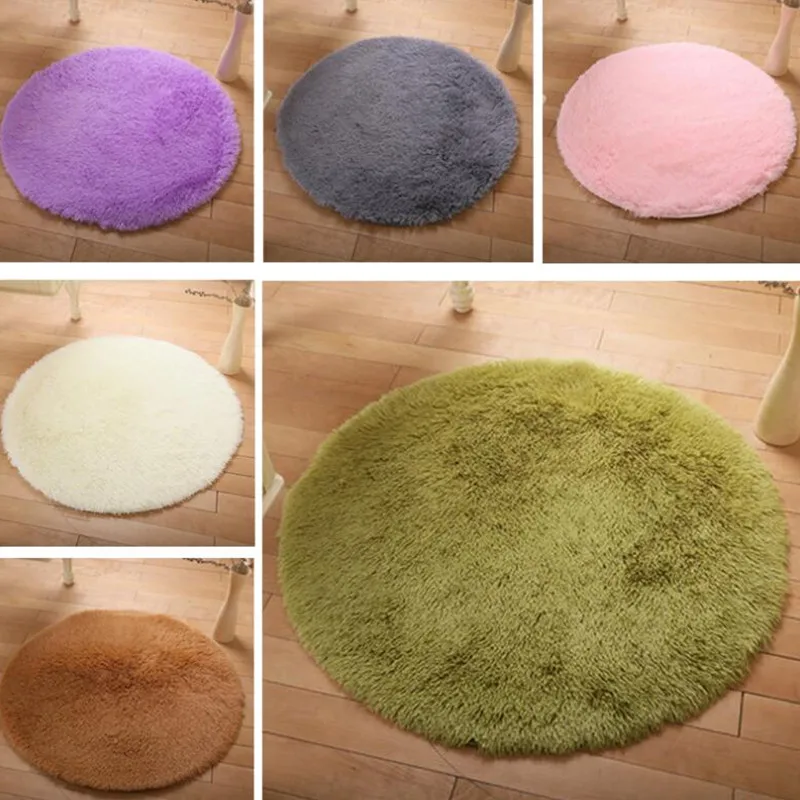 

Ylsteed 100cm Baby Photography Props Newborn Photo Shoot Backdrop Faux Fur Shooting Blankets Newborn Picture Props Round Blanket