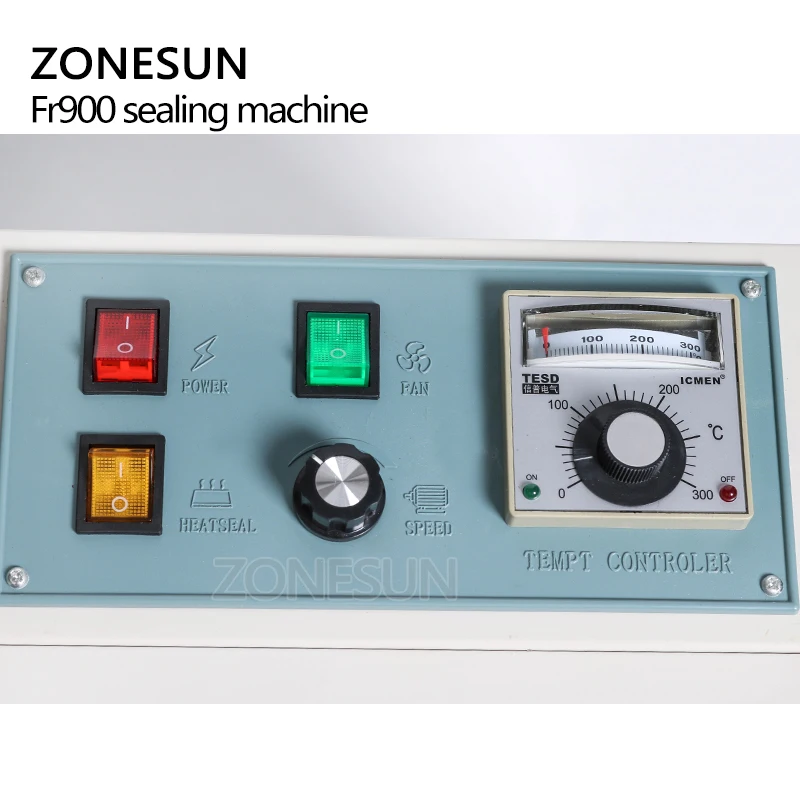 ZONESUN 900 непрерывная автоматическая машина для запечатывания пленки