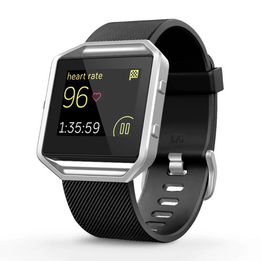 Силиконовый ремешок для fitbit blaze band replacment браслет на запястье ремень Correa smartwatch резиновый ремешок+ металлическая пряжка