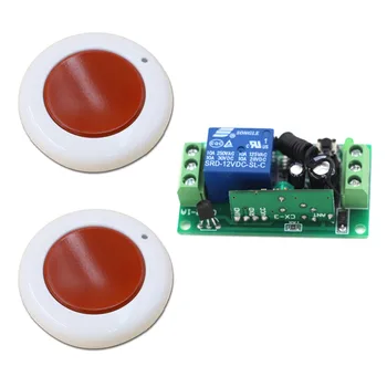 

High Quality DC9V 12V 24V 1CH RF Wireless Remote Control Switch System 2pcs Transmitter + 1pcsReceiver for Smart Home 315/433mhz