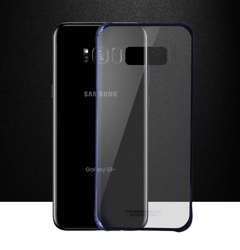 Чехол для телефона samsung Galaxy S8+ S8 Plus G9550 SM-G9 SM-G955 GALAXY S8 Прозрачный жесткий чехол 6 цветов