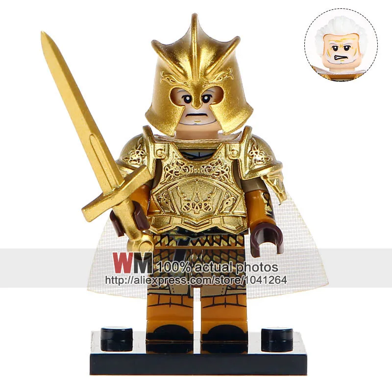 

Building Blocks Single Sale Game of Thrones MOC Ice and Fire Series Jaime Lannister Barristan Selmy Meryn Trant Preston Toys