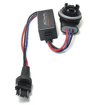 

2x 3157 4157 Load Resistor For Switchback LED Turn Signal Light Hyper Flash Fix Built-in LED decoder and resistor accessory