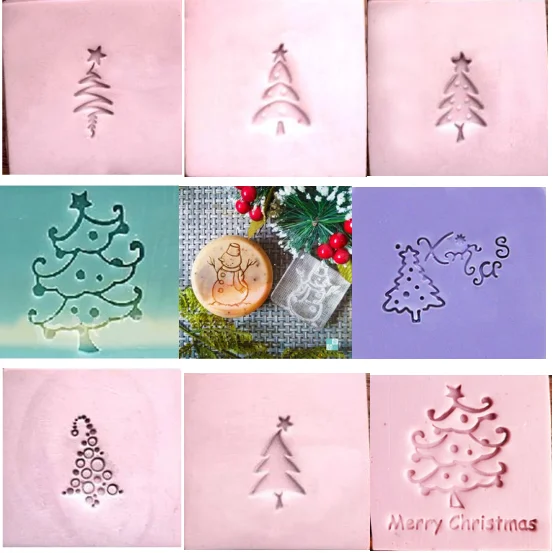 

christmas natural handmade soap acrylic seal Mini DIY natural organic glass stamp chapter
