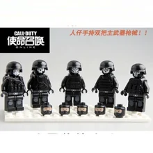 5pcs/sets lepin weapon Minifigures original toys swat police military tactical weapons accessories LP GO