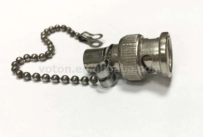 50Ohm BNC male rf connector Termination With chain (9)