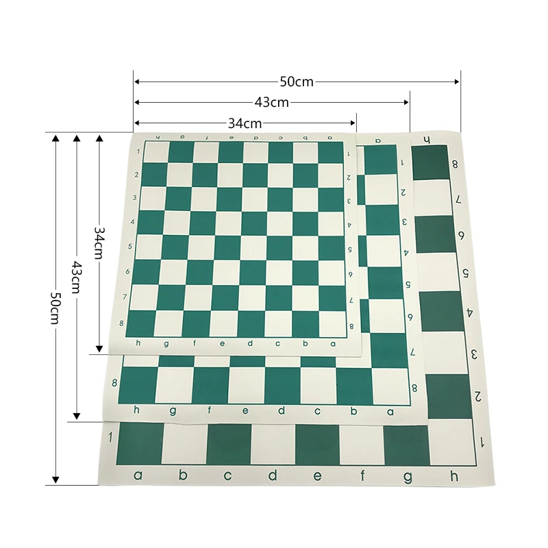 Yernea High-quality Chess Games Set Portable Outdoor Sports Chess Games Shoulder Straps Travel Plastic Pieces